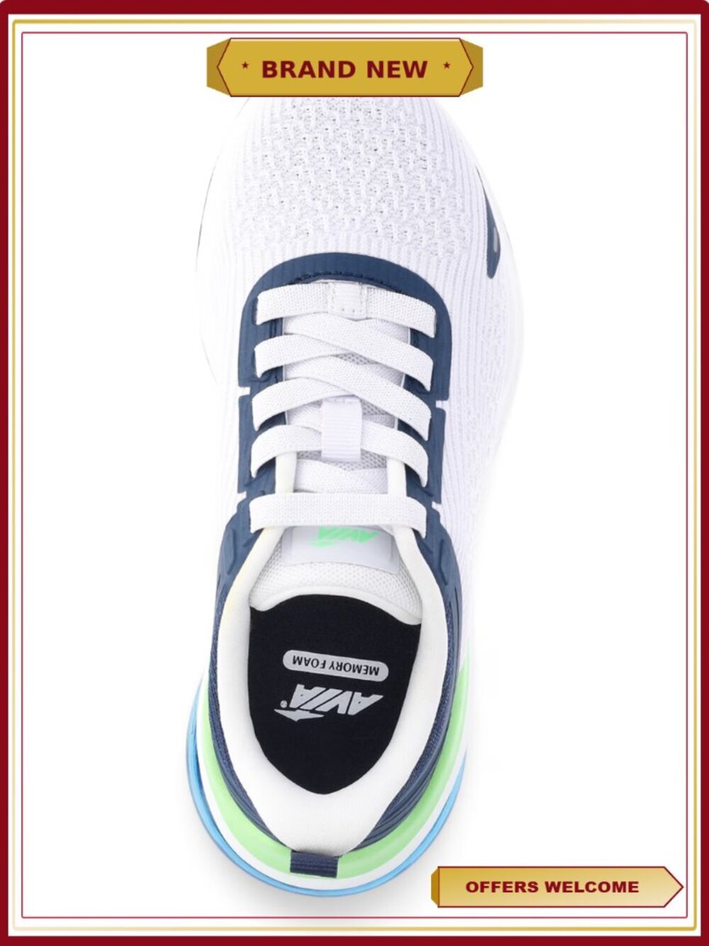 Boys Athletic Sneaker with Air Bladder and Memory Foam - Picture 4 of 4